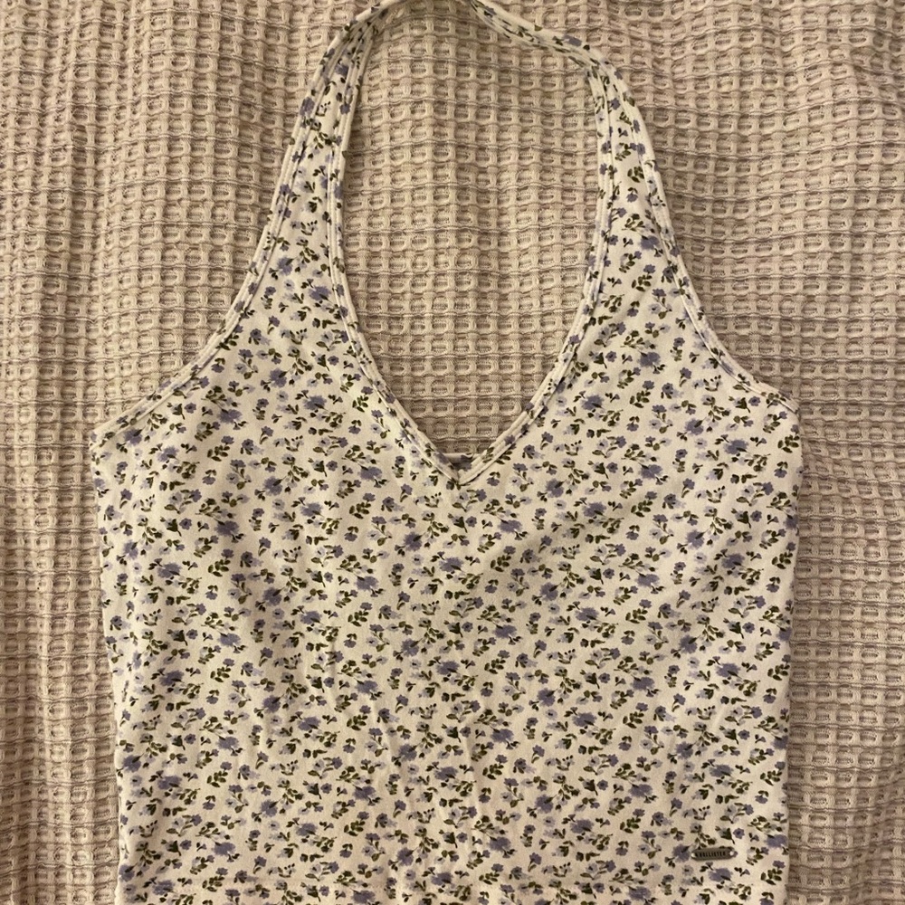 Hollister floral halter top